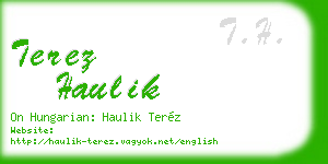 terez haulik business card